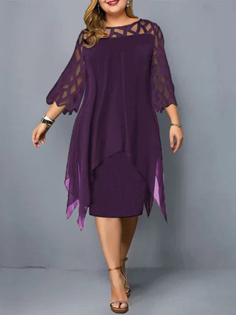 Sleeve Hollow Out Solid Sexy Women' Clothing Evening