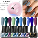 Gel Nail Polish Set With W