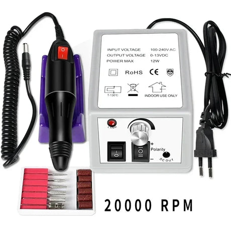 Professional Electric Nail Drill Machine Set Nail