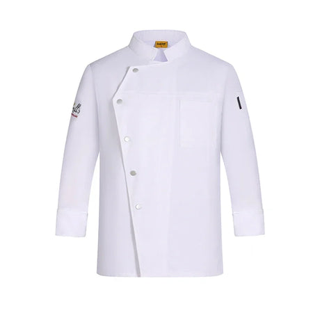 Unisex Chef Jacket Short Sleeve Kitchen Cook Coat