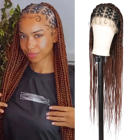 Kalyss Criss Cross Knotless Box Braided Wigs With