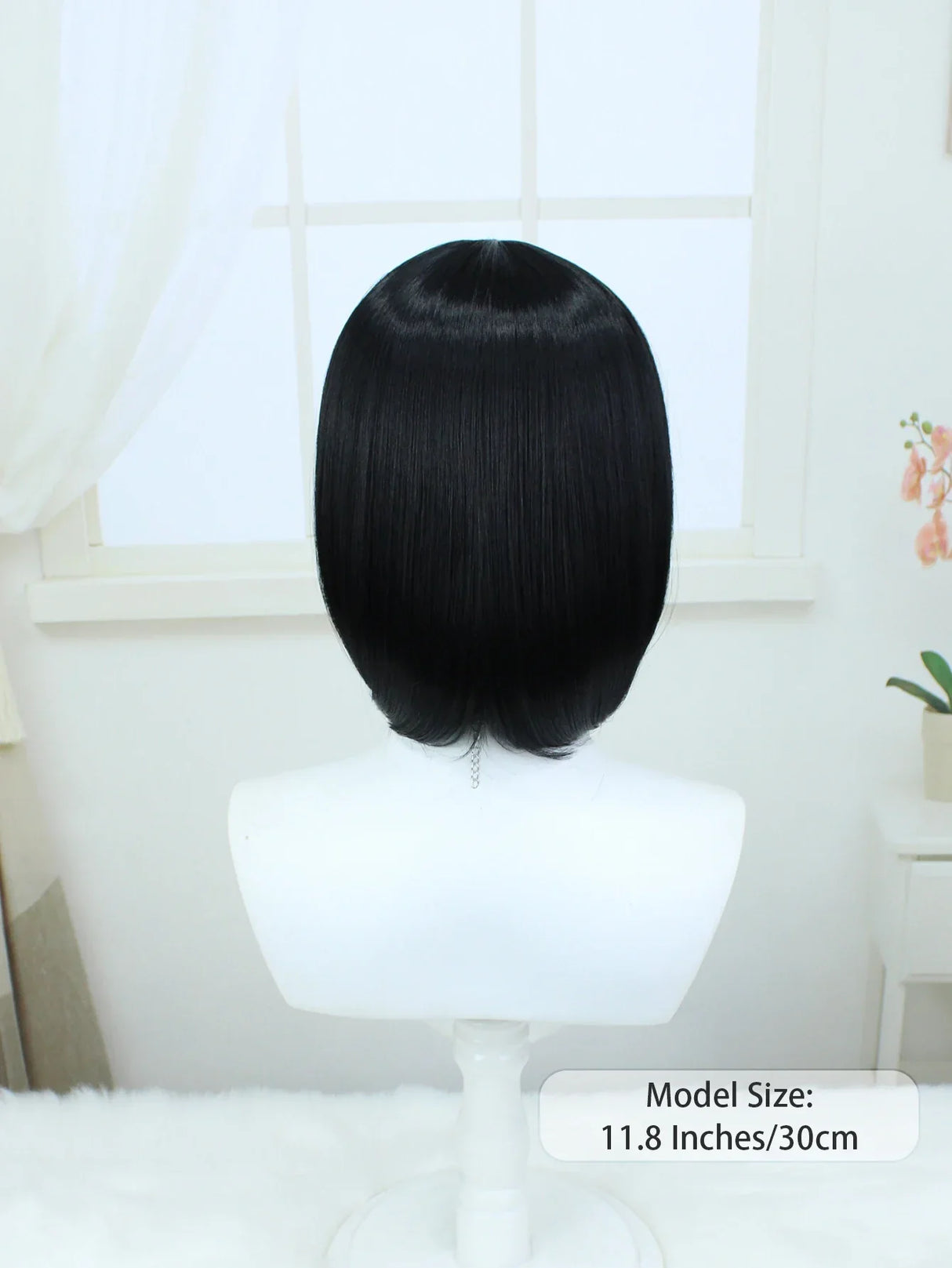 Short Inches Straight Synthetic Wig For Cosplay
