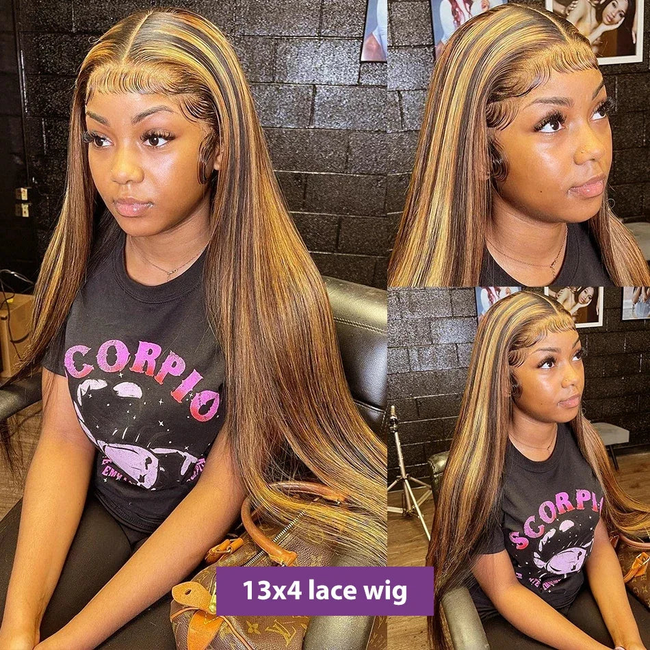 Highlight Ombre Hd Transaprent Lace Front