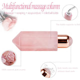 Rose Quartz Crystal Essential Oil Roll Bottle Beauty