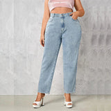 Women Jeans Autumn Dark Blue 175Cm Tall Stretchy