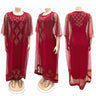 Fake Two-Piece African Dresses For Women Traditional Nigeria