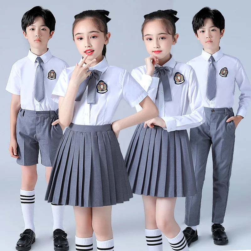 Children' Choir Performance Uniform, Primary And Secondary Skirt