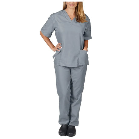 Solid High Quality New Scrub Uniforms Suit Beauty