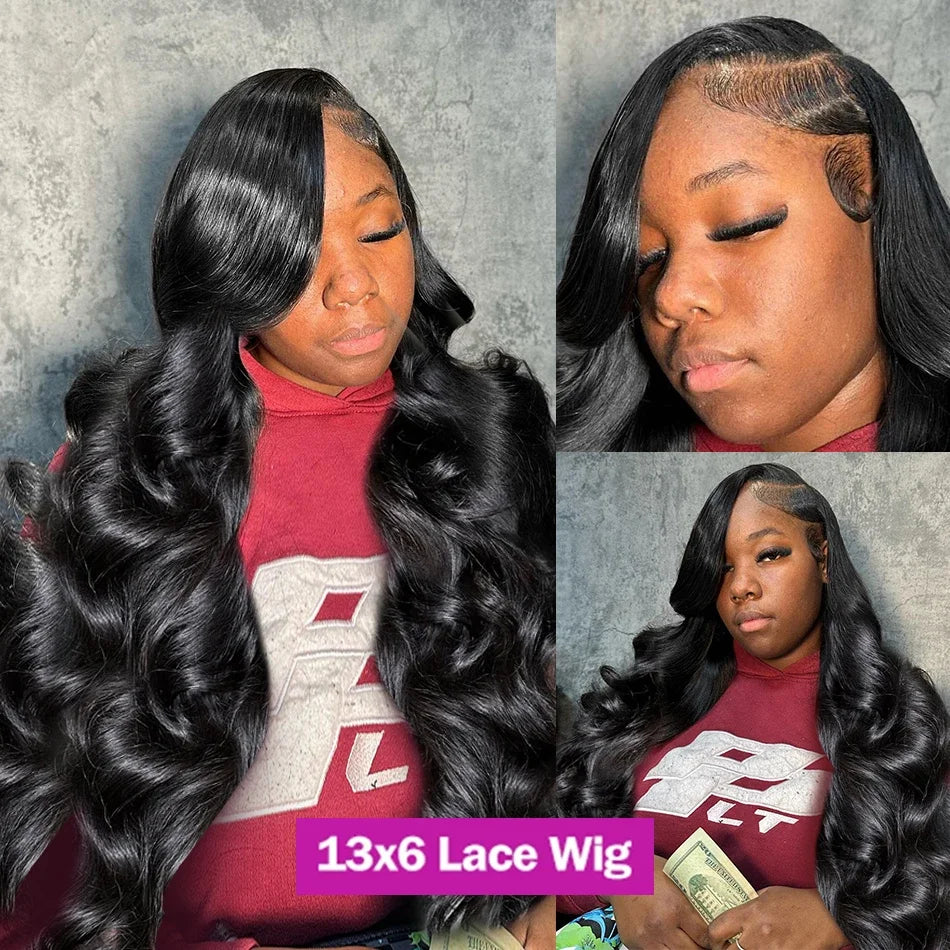 Body Wave Lace Front Human Hair Wig 13X6