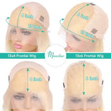 Blonde Bob Wig Lace Front Human