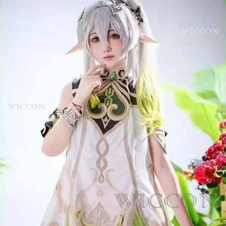 Genshin Impact Nahida Maid Cosplay Costume Lesser Lord