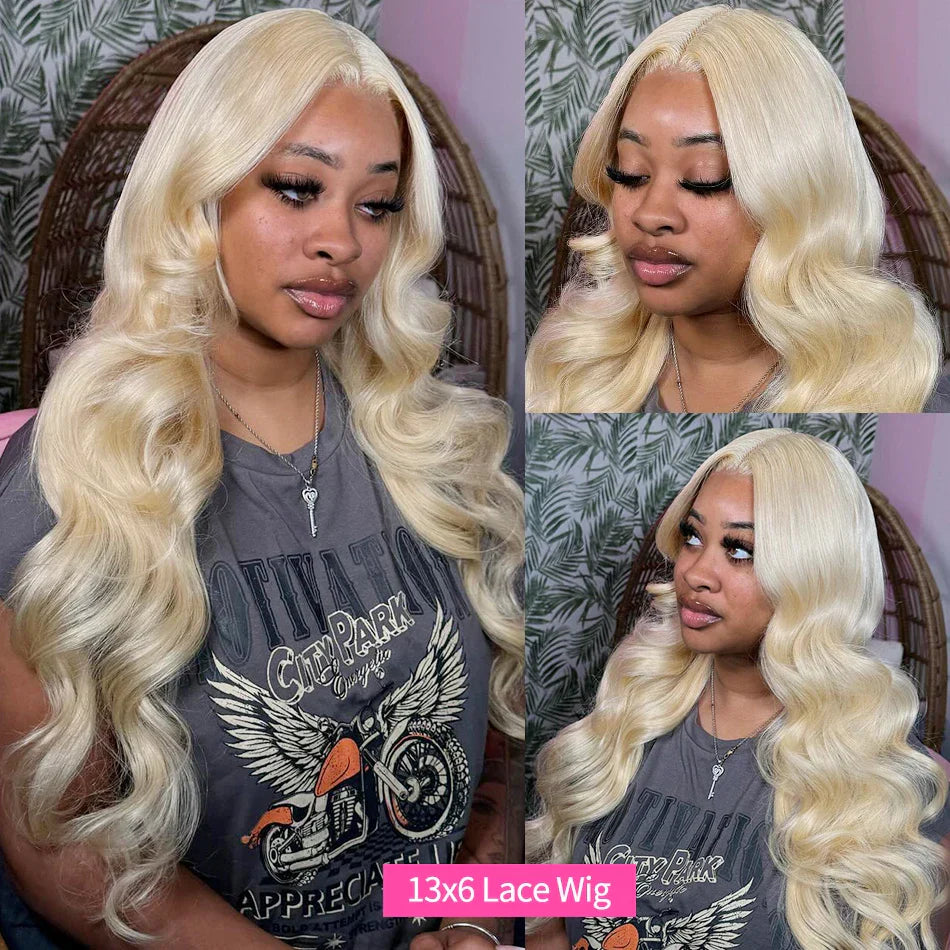 Body Wave Honey Blonde Lace Front Human