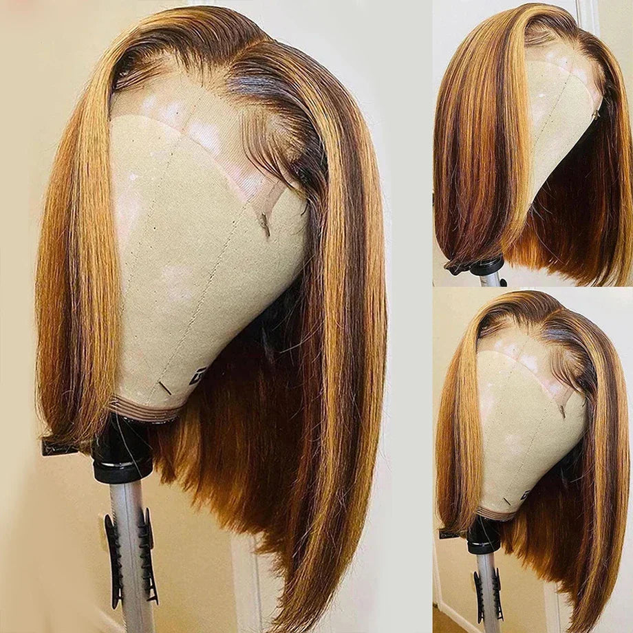 Highlight Straight Short Bob Wig X Hd Transparent