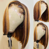 Highlight Straight Short Bob Wig X Hd Transparent