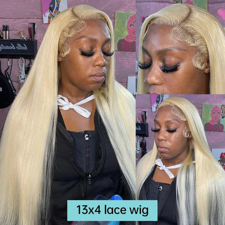 Honey Blonde X Hd Lace Front Human Hair