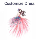 Yzymanualroom Custom Flower Girl Dress Junior Bridesmaid Dress