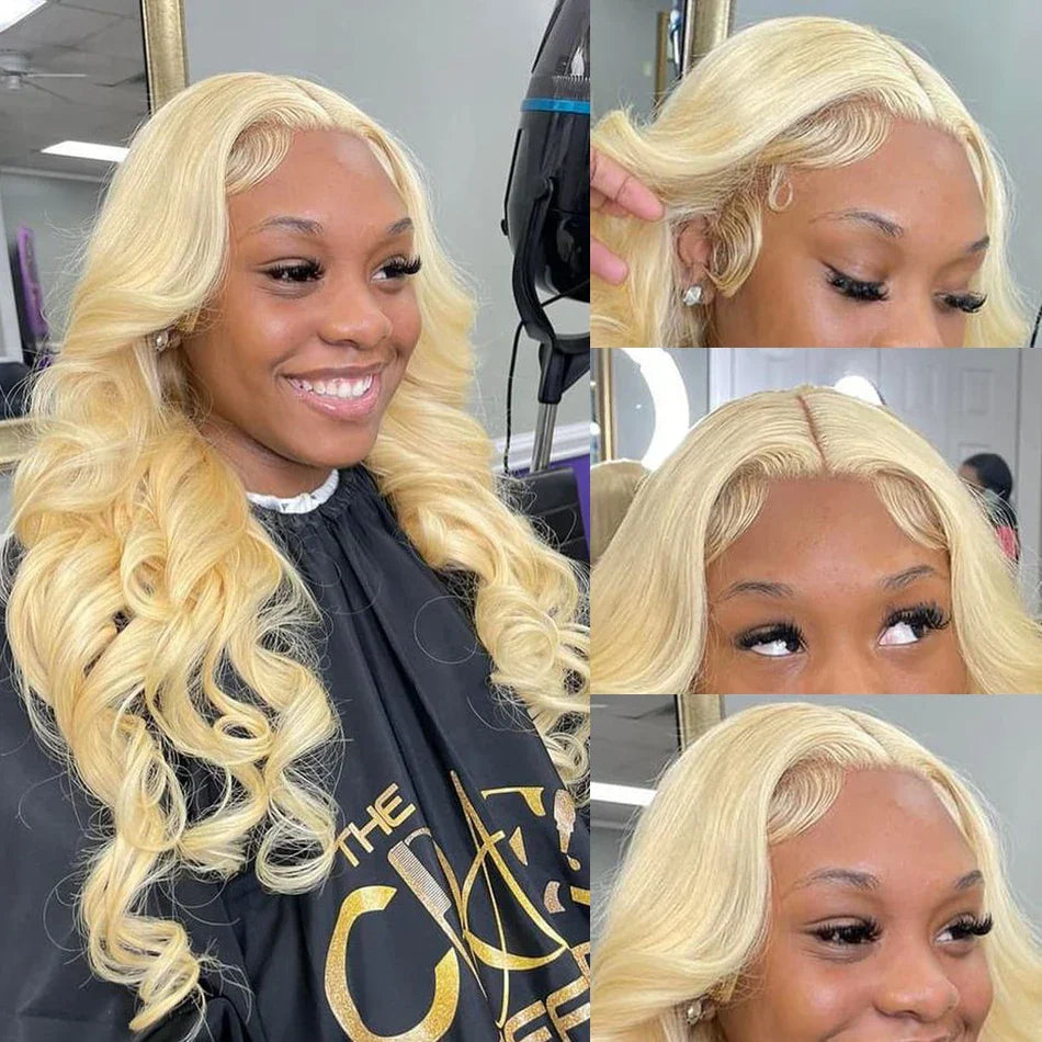 Blonde Lace Front Wigs Body Wave Lace Front