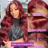 Body Wave Burgundy X Hd Lace Frontal