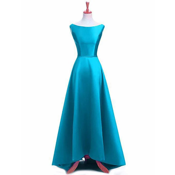 Satin Elegant Long Prom Evening Guest Summer Dresses