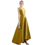 Satin Elegant Long Prom Evening Guest Summer Dresses