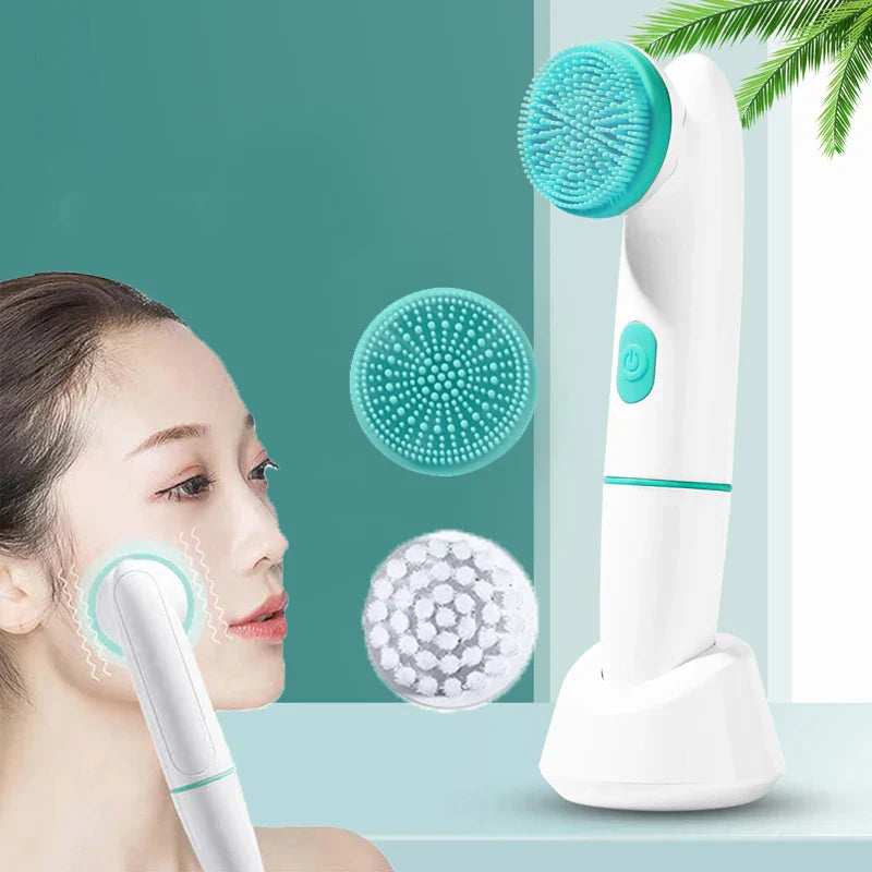 Electric Face Cleansing Brush For Facial Skin Care