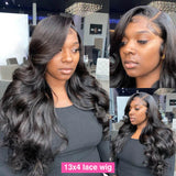 Body Wave Full Lace Wig Human Hair Pre