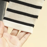 Woman Sweater Slim Fit High Strecth Striped