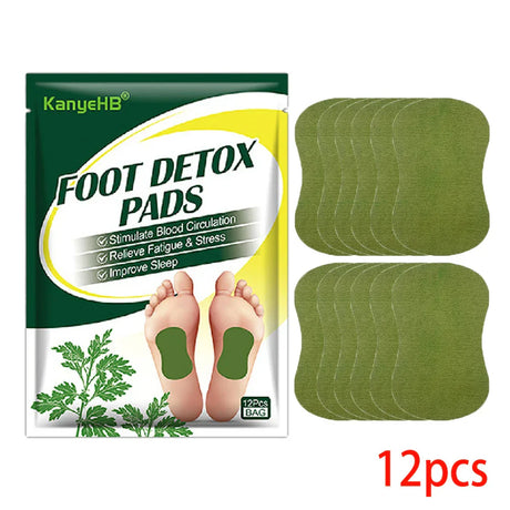 Detox Foot Patches Pads Natural Herbal Wormwood