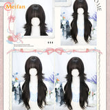 Meifan Long Lolita Ombre Harajuku Wig With Bang