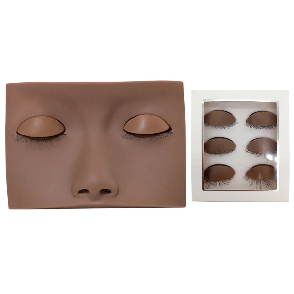 Training False Eyelash Practice Lash Silicone Mannequin Model