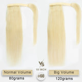 Ponytail Human Hair Clip In Extensions % Remy
