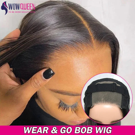 Wear And Go Bob Wig Glueless Wig Human