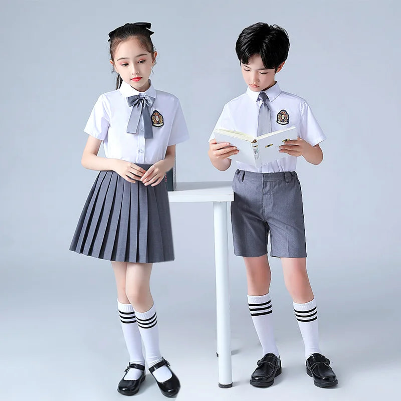 Children' Choir Performance Uniform, Primary And Secondary Skirt