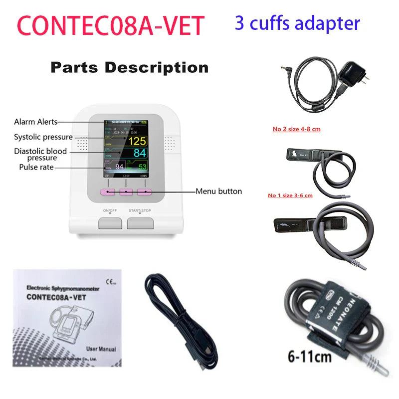 Conteca Vet Animal Blood Pressure Detector Can Be