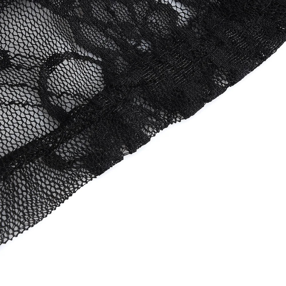 Womens Lace Leggings / Cropped Pants Trim Stretchy