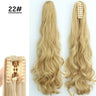 Synthetic Claw Clip On Ponytail Hair Extensions Long