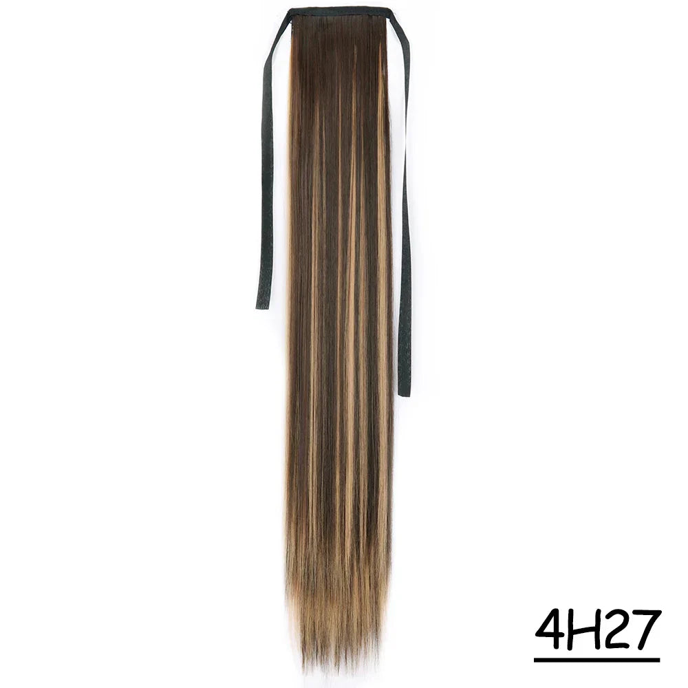 Synthetic Ponytail Hair Extension Natural Hairpiece Clip In