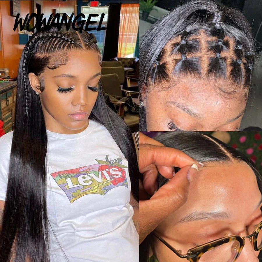 Wow Angel Hd Full Frontal Wigs 36Inch Straight