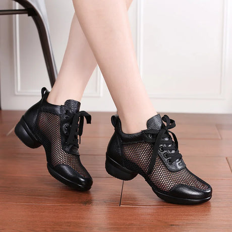 Dance Breathable Shoes Female Sailor Net Sports Shoes