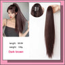 Long Wavy Straight Claw Clip On Ponytail Hair