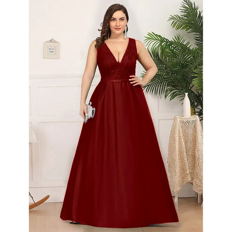 Dresses Women New Banquet Wedding Solid Color Sequin