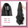 As Long Wavy Straight Claw Clip On Ponytail