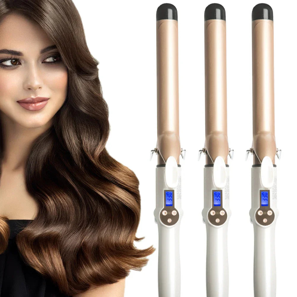 Ceramic Barrel Hair Curlers Automatic Rotating Curling Iron