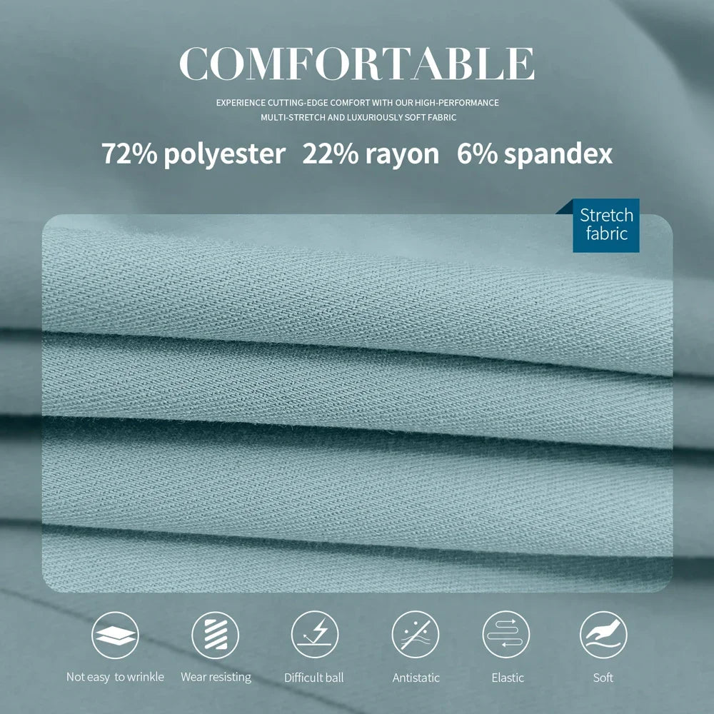 Nurse Uniform Set: Tops & Straight Pants