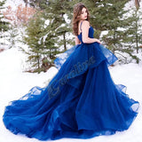 Caroline Birthday Tulle Princess Prom Ball Gown Dresses