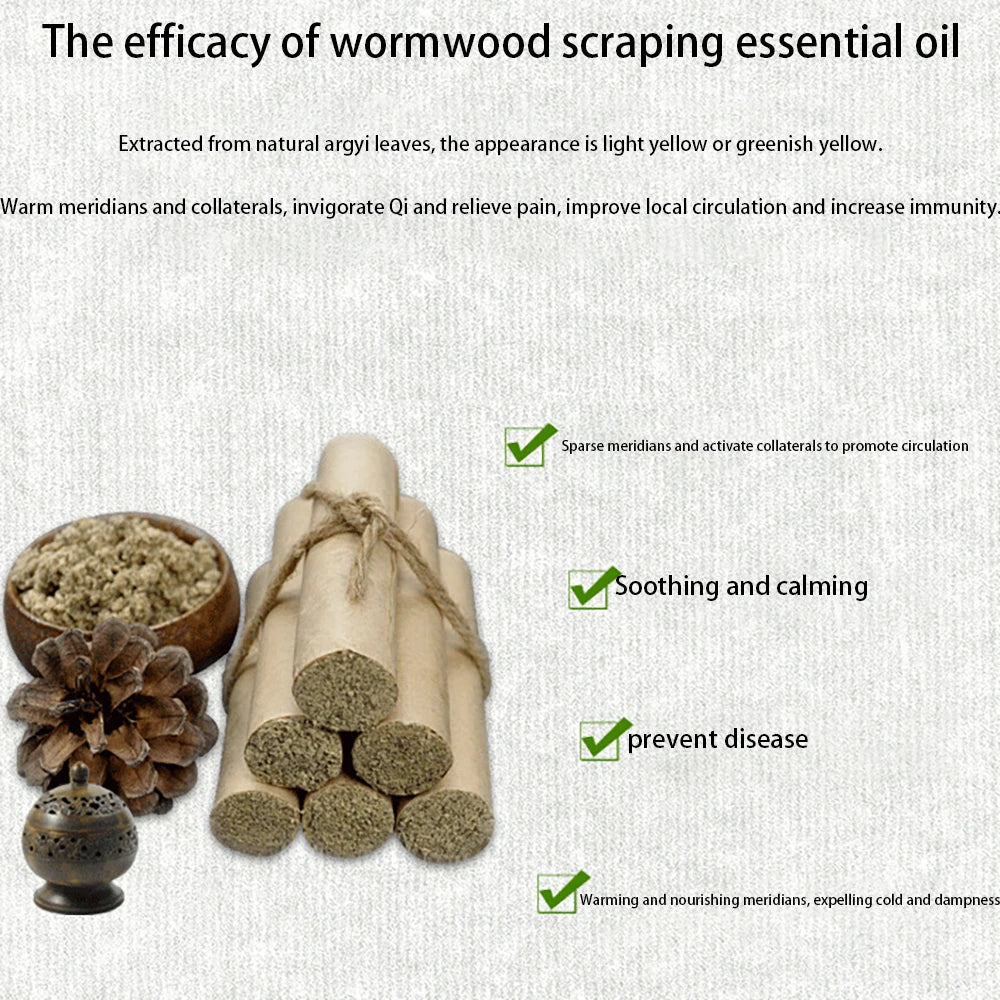 Health & Beauty Wormwood Magnetic Ball Scraping