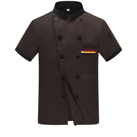 Professional Short Sleeve Chef Jacket For Food Service