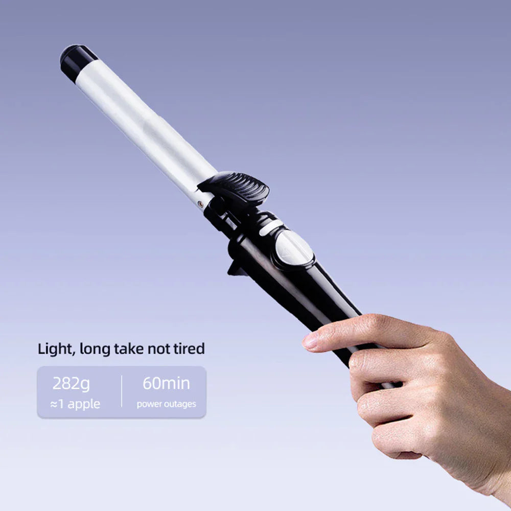 New Mm Automatic Rotating Curling Iron Ceramic Barrel