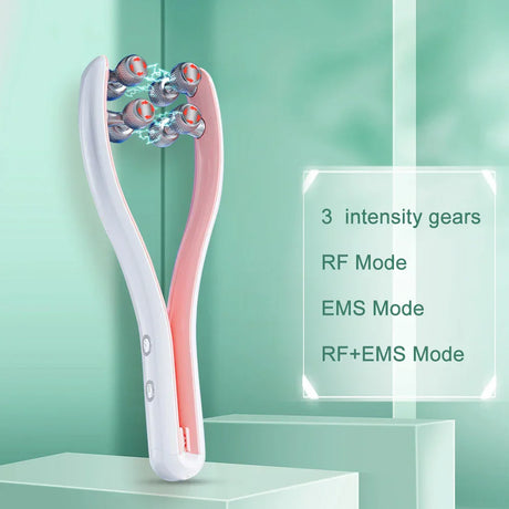 Ems Face Lifting Roller Rf Double Chin V