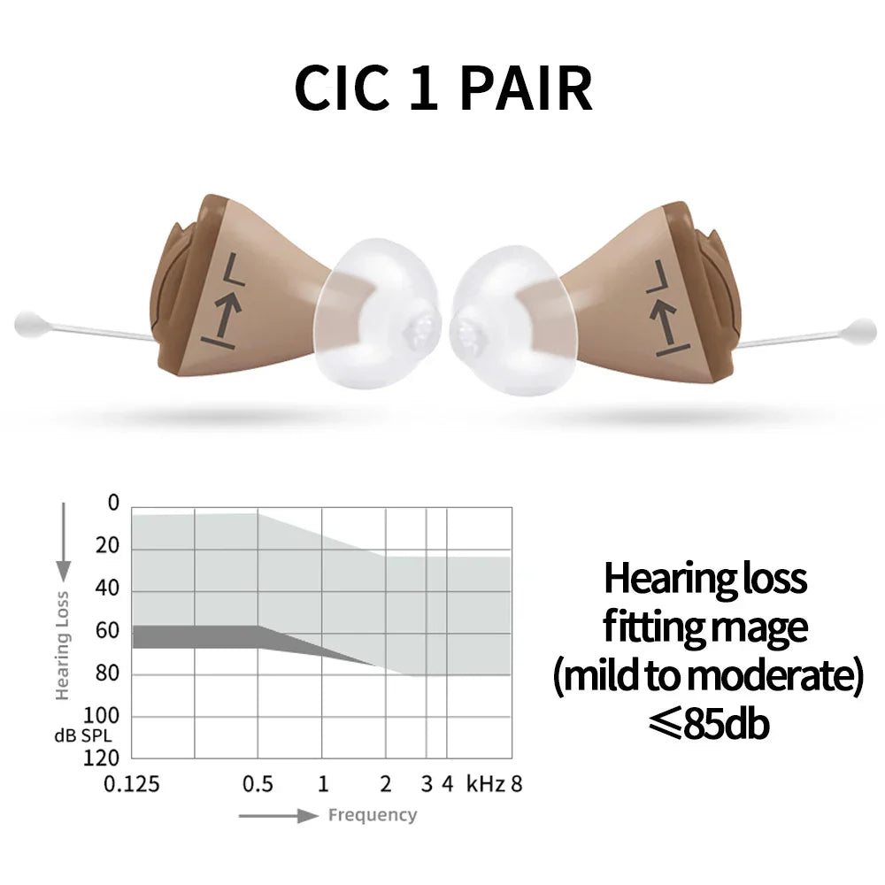 Signia Invisible Hearing Aid Channel Programmable Digital Hearing